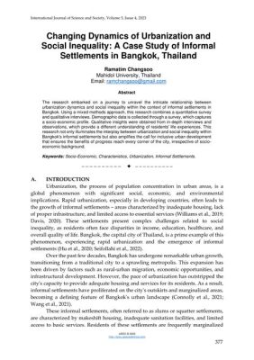  Ordering Chaos: The Sociopolitical Dynamics of Informal Urbanization in Karachi - A Study in Urban Entropy